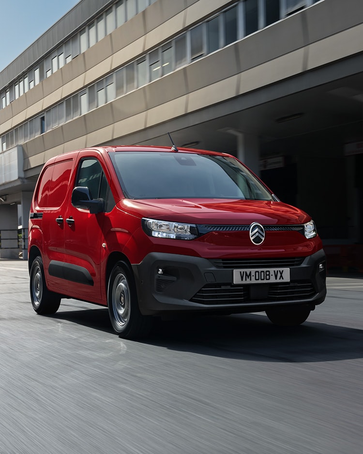 new red Berlingo Van