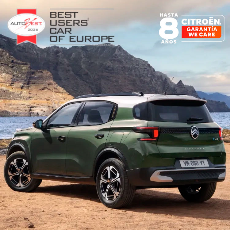 New ë-C3 Aircross in a forest