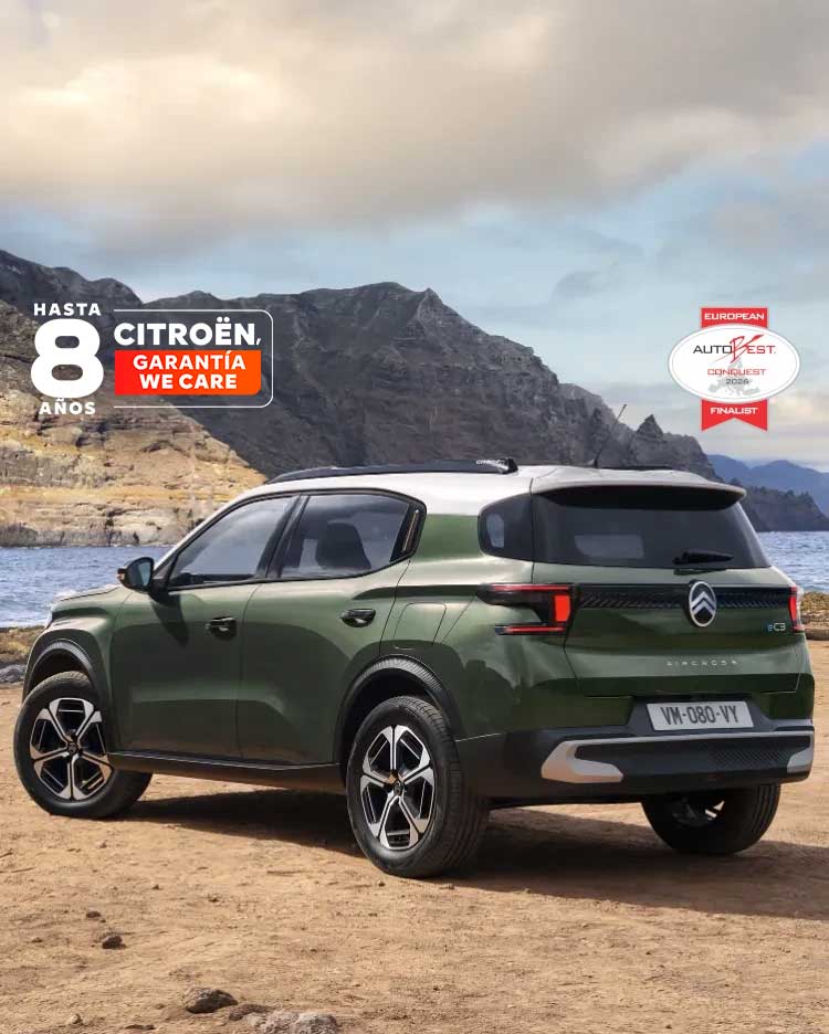 New ë-C3 Aircross in a forest